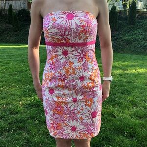 Lilly Pulitzer strapless dress 2